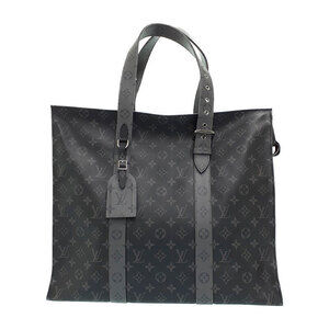 Louis Vuitton Monogram Eclipse Black Cabas Zip Tote Bag
